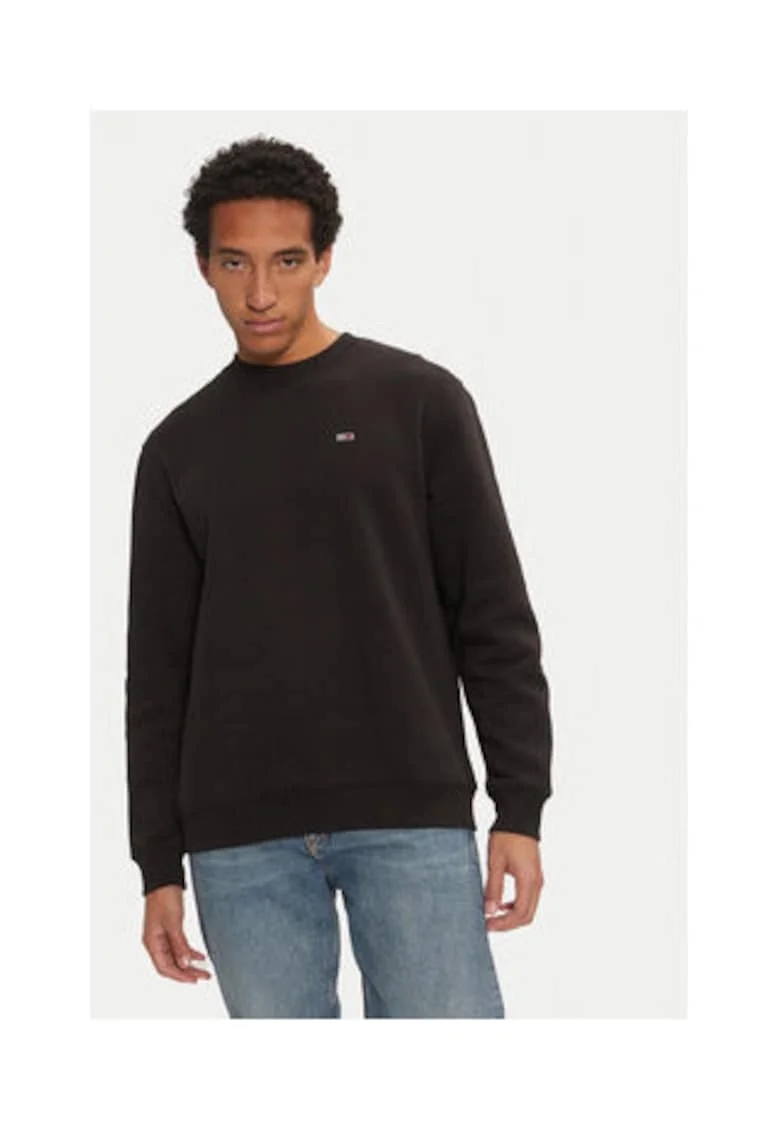 Bluza  Negru, 80% bumbac, 20% poliester reciclat