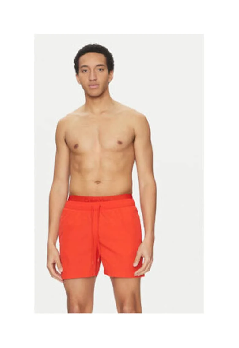 Costum de baie barbati,  rosu, nailon reciclat,