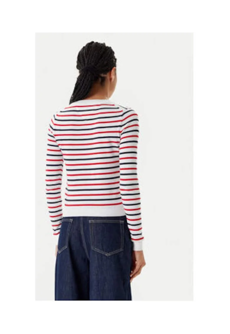 Cardigan dama,  Multicolor, 100% bumbac,