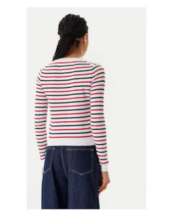 Cardigan dama,  Multicolor, 100% bumbac,