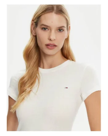 Tricou Dama,  bumbac, alb,