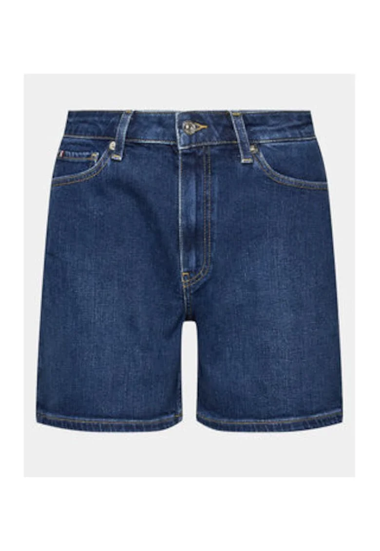 Pantaloni scurti din denim dama  albastru, bumbac/nailon reciclat