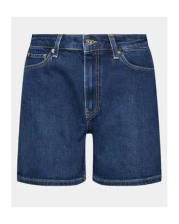 Pantaloni scurti din denim dama  albastru, bumbac/nailon reciclat
