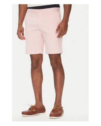 Pantaloni scurti Barbati,  Roz, 50% bumbac organic, 47% bumbac, 3% elastan,