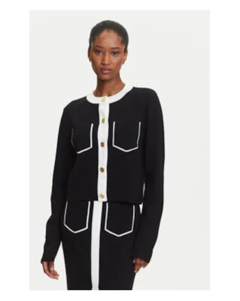 Cardigan de dama,  Negru, 79% viscoza,