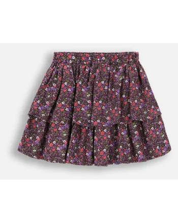 Fusta cu imprimei floral,