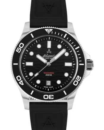 Ceas de barbati  81371.41.69PU negru clasic rezistent la apa