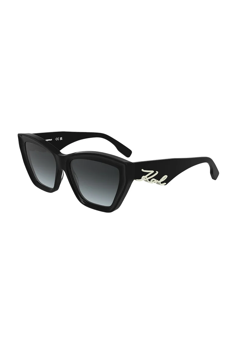 Ochelari de soare butterfly cu logo, Negru