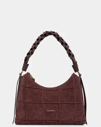 Coccinelle geantă shopper pentru femei din piele întoarsă