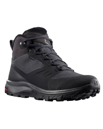 Ghete dama  Outsnap Cswp, negru, material sintetic, design sportiv