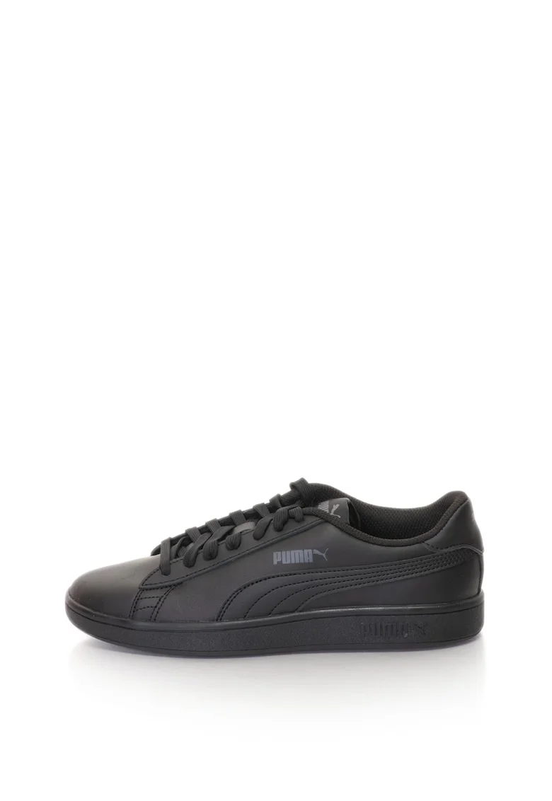 Pantofi sport de piele si piele ecologica Smash V2, Negru