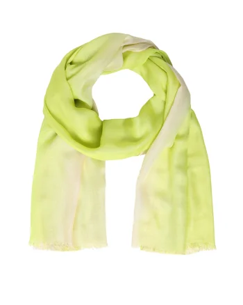 Esarfa cu model tie-dye, Piersica/Verde lime