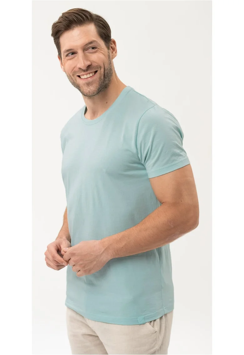 Tricou  T-Basic pentru barbati, bej, menta