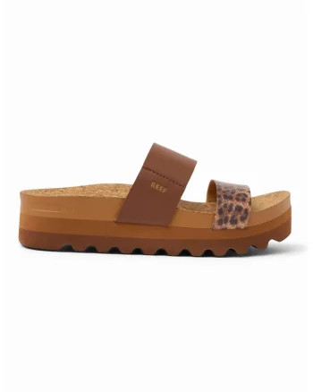 Papuci cu talpa flatform Cushion Vista Hi, Maro Siena