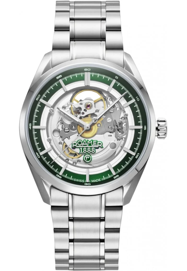 Ceas de barbati  965985 41 75 20 verde clasic pentru inot