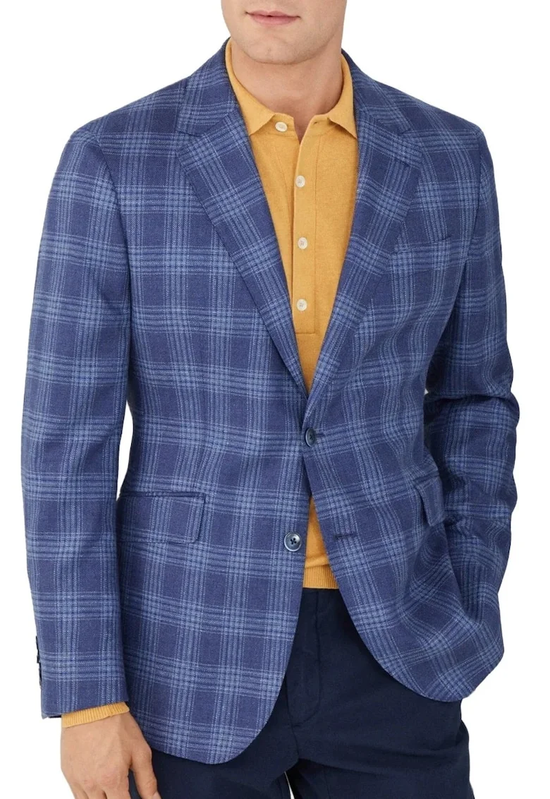 Sacou Barbati  HM443344R Albastru