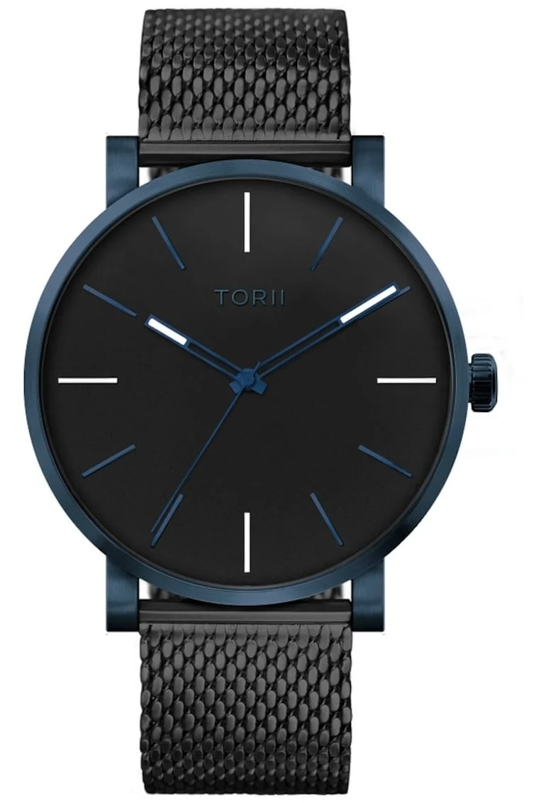 Ceas de barbati  N45BG.BN negru clasic, potrivit pentru inot
