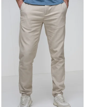 Pantaloni regular fit, Bej