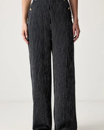 Tommy Hilfiger pantaloni straight pentru femei cu lyocell
