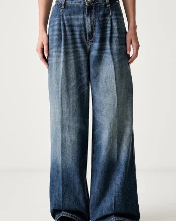 Tommy Hilfiger blugi wide leg pentru femei