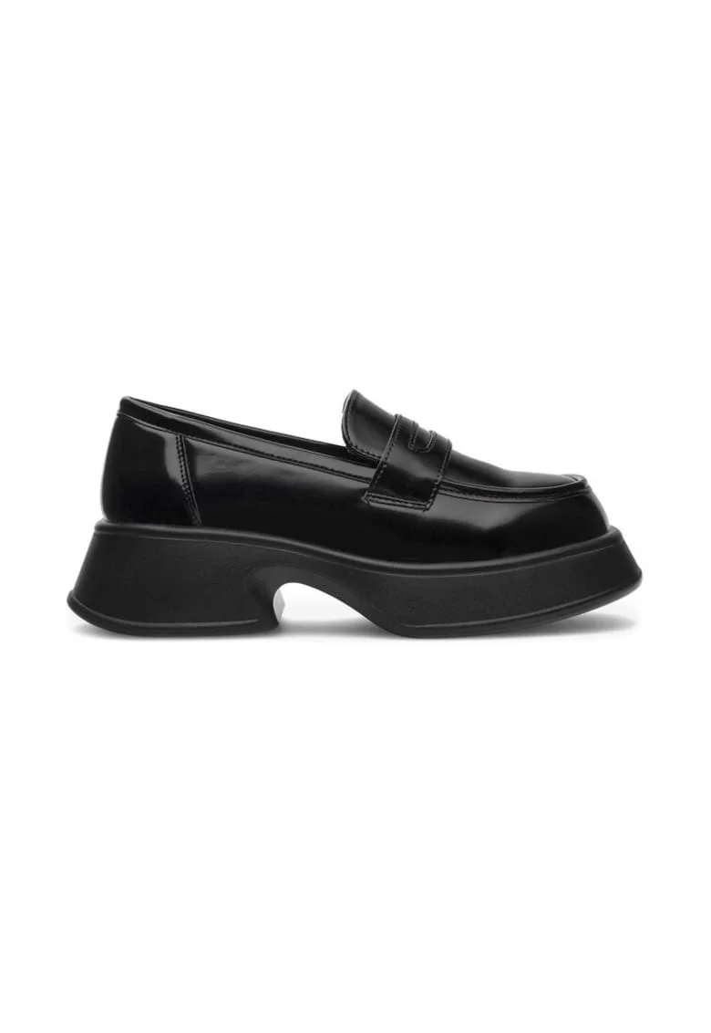 Mocasini dama,  590559, Sintetic, Negru,