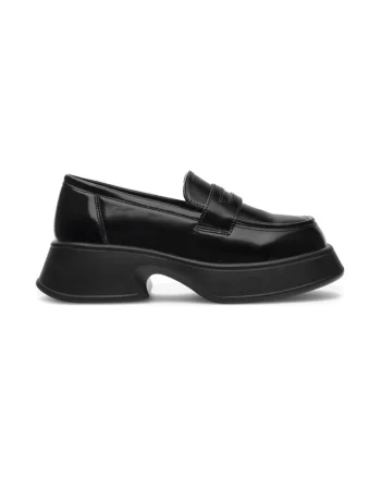 Mocasini dama,  590559, Sintetic, Negru,
