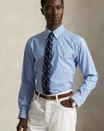 Polo Ralph Lauren cămașă oxford pentru bărbați din bumbac