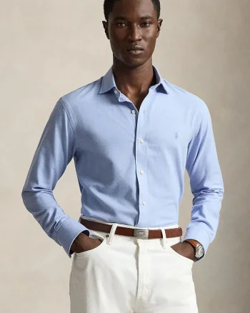 Polo Ralph Lauren cămașă pentru bărbați cu bumbac