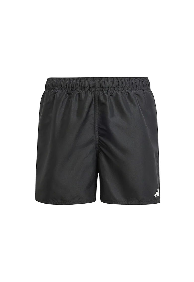 Pantaloni scurti de baie cu logo discret, Negru