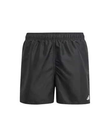 Pantaloni scurti de baie cu logo discret, Negru