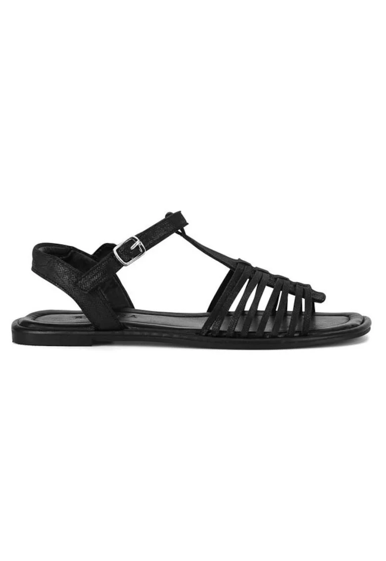 Sandale copii,  590559, Piele naturala, Negru,