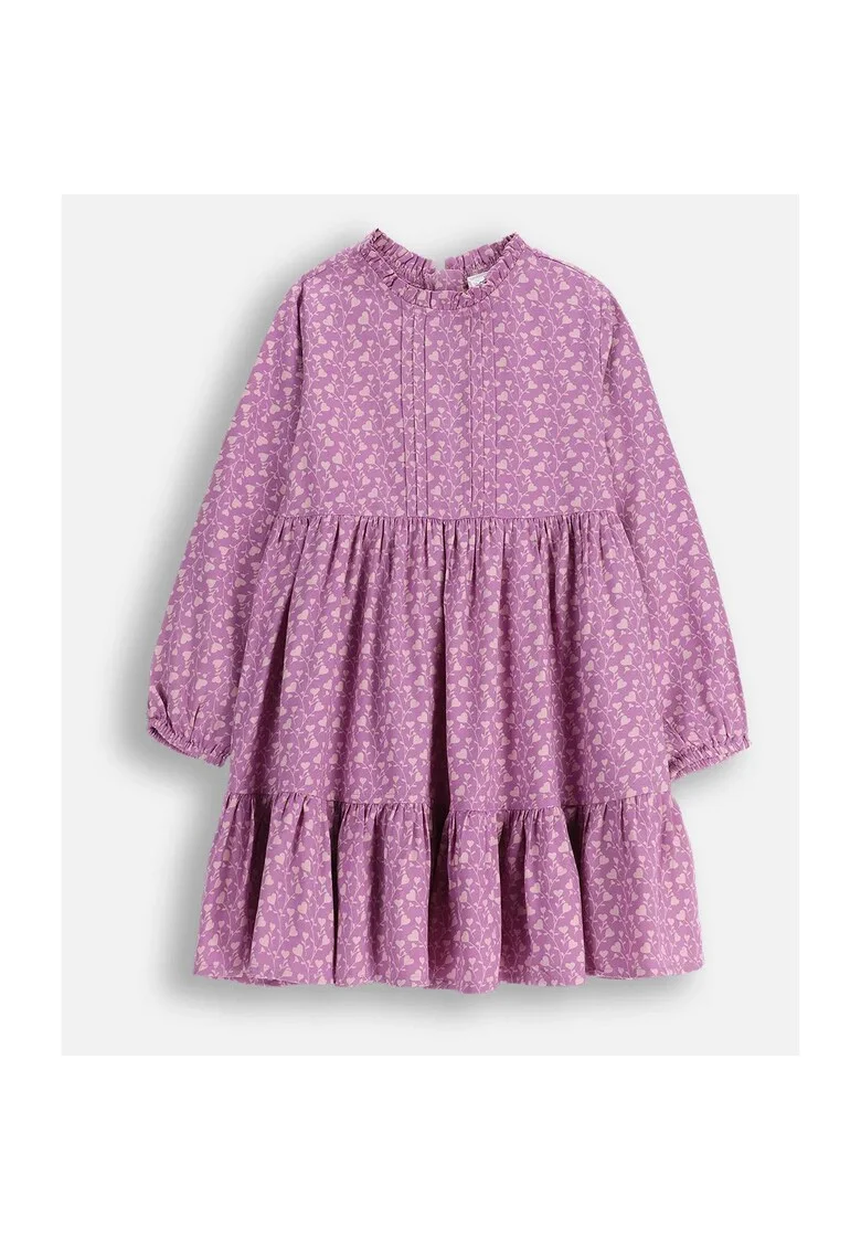 Rochie evazata cu mansete elastice