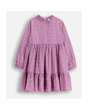 Rochie evazata cu mansete elastice