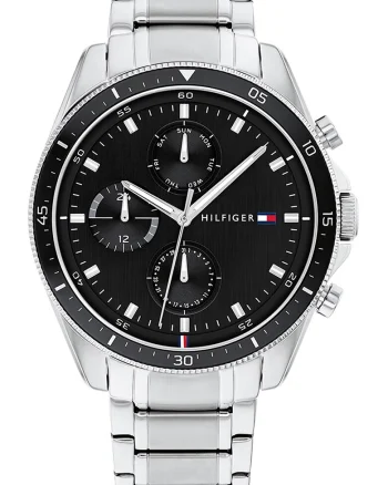 Ceas quartz cu functii multiple, Argintiu