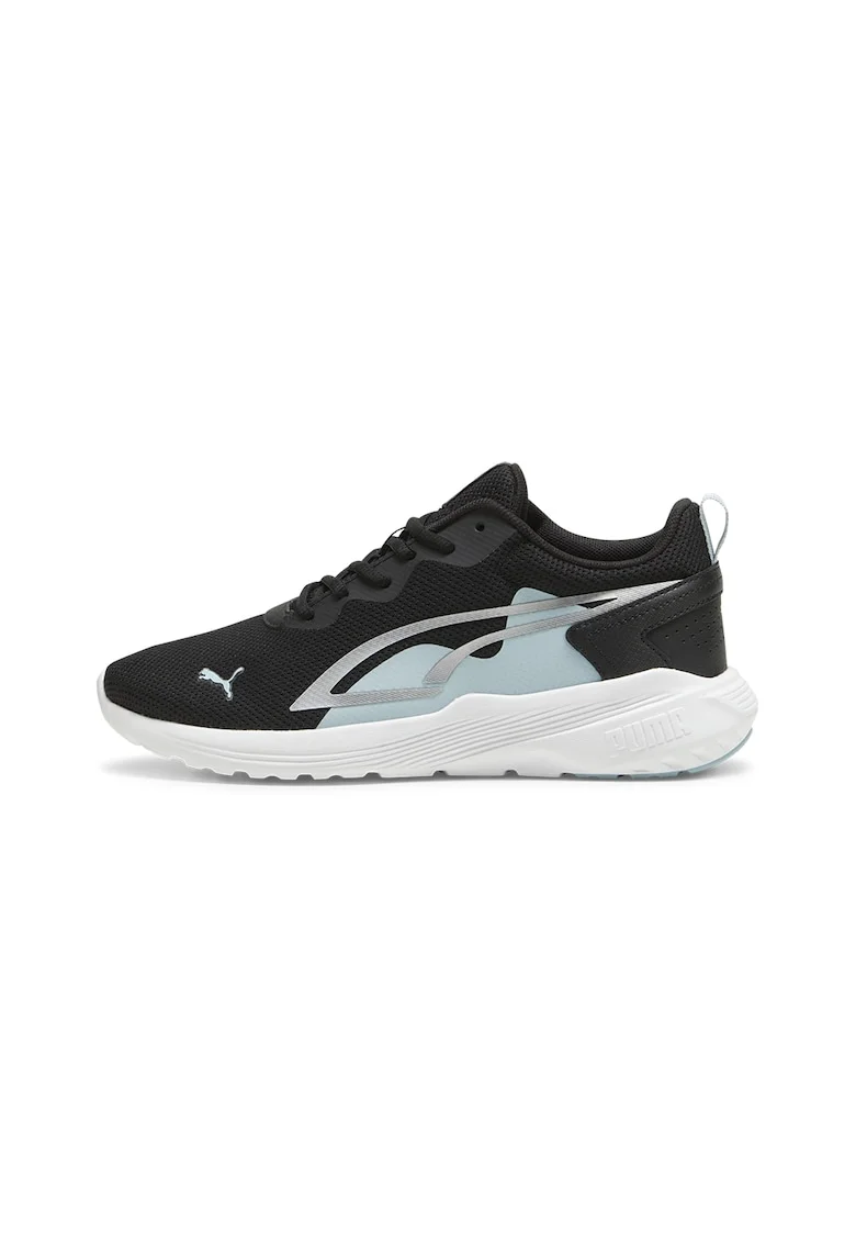 Pantofi sport cu sireturi All-Day Active, Negru, Albastru glaciar, 3
