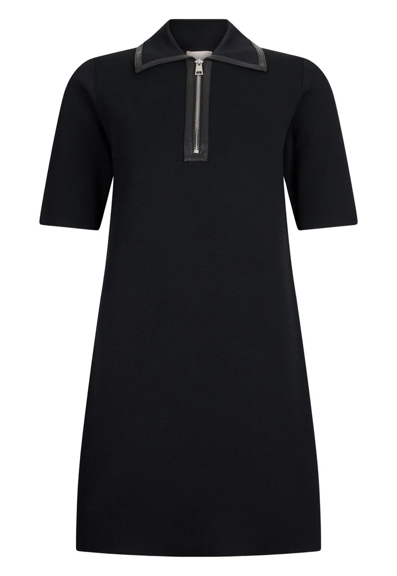 Rochie scurta din tricot, Negru