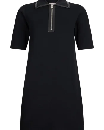 Rochie scurta din tricot, Negru
