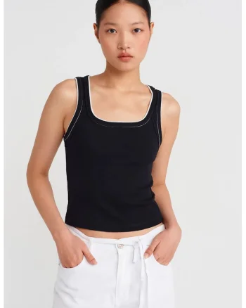 Bluze dama,  din bumbac, casual, negru