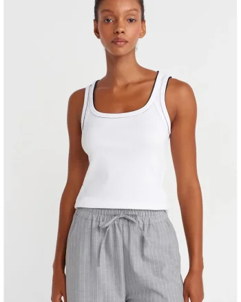 Bluza dama  bumbac reiat, casual, alb