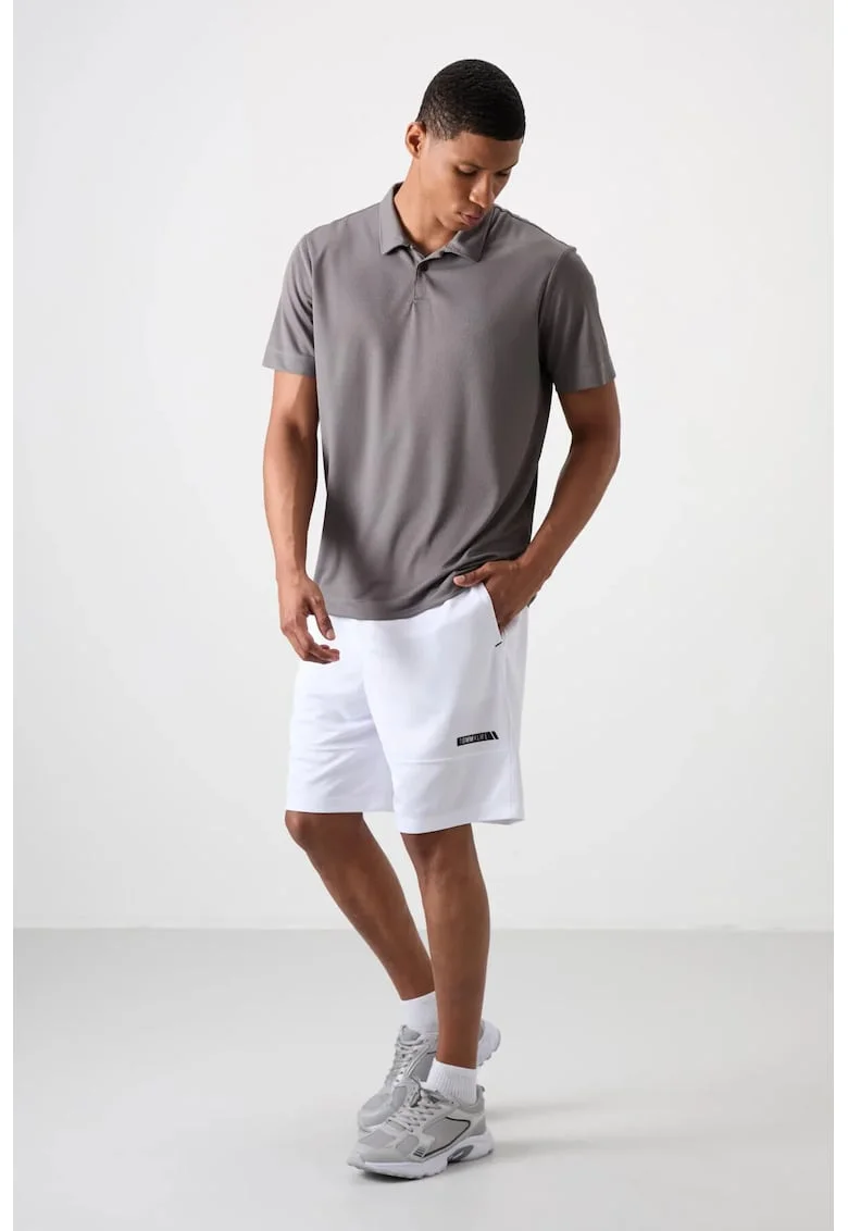 Pantaloni scurti, Barbati, Pantaloni scurti de trening uni TOMMY pentru barbati, Alb,