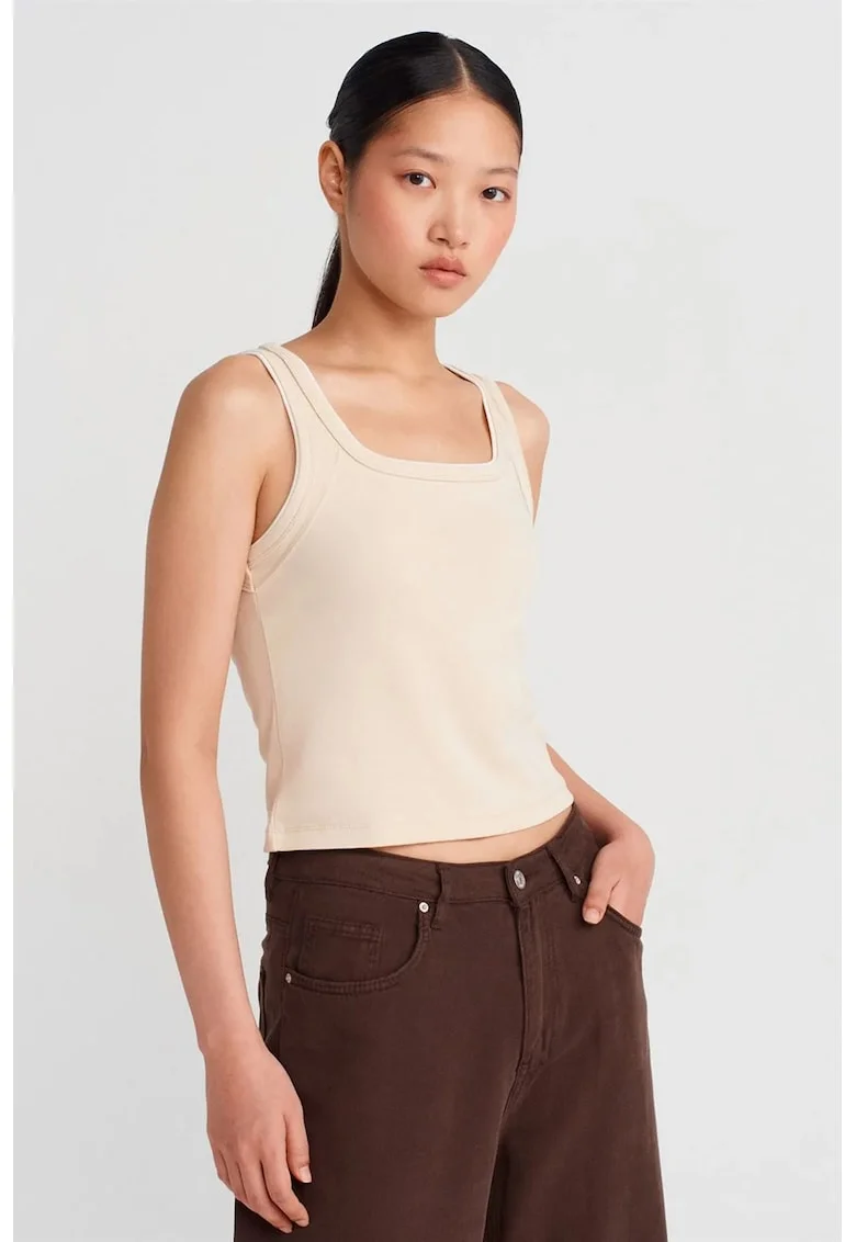 Bluze dama,  casual, bej natural, 100% bumbac