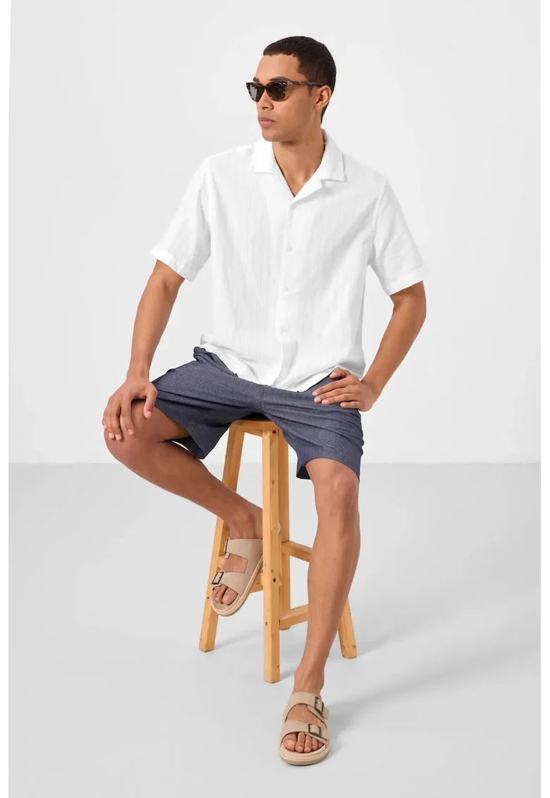 Pantaloni scurti, Barbati, Pantaloni scurti TOMMY pentru barbati, Albastru marin,