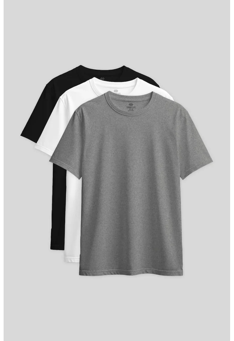 Tricouri  regular fit, elastic, bumbac cu elastan