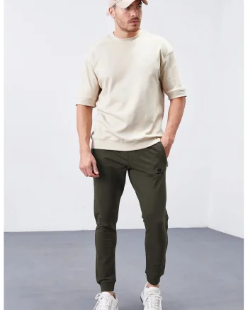 Pantaloni de trening, Barbati, Pantaloni de trening TOMMY din pentru barbati, Verde Olive,