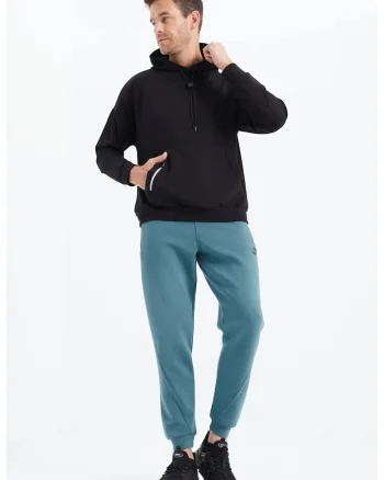 Pantaloni de trening, Barbati, Pantaloni de trening tip jogger TOMMY pentru barbati, Albastru Moroccan,