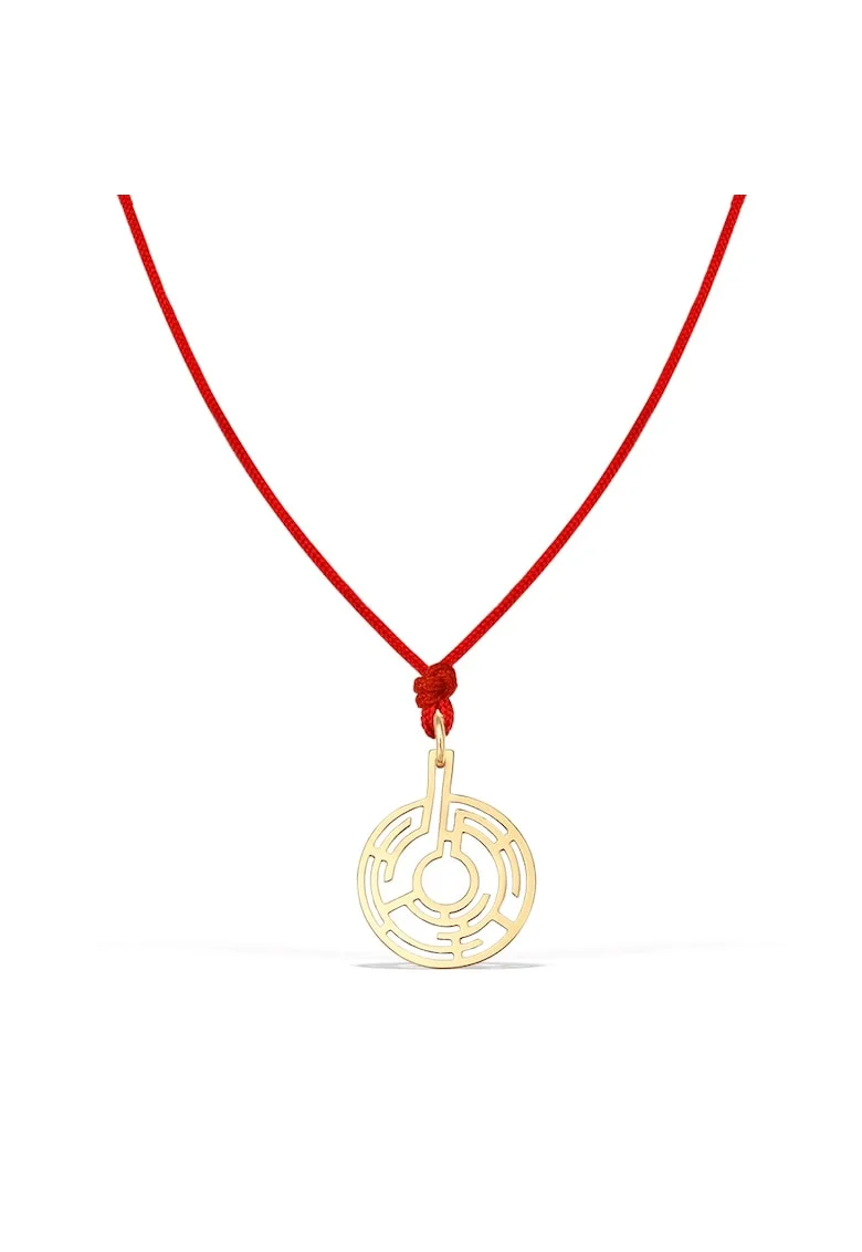 Pandantiv THE MAZE, aur 14K, Galben