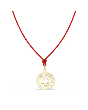Pandantiv THE MAZE, aur 14K, Galben