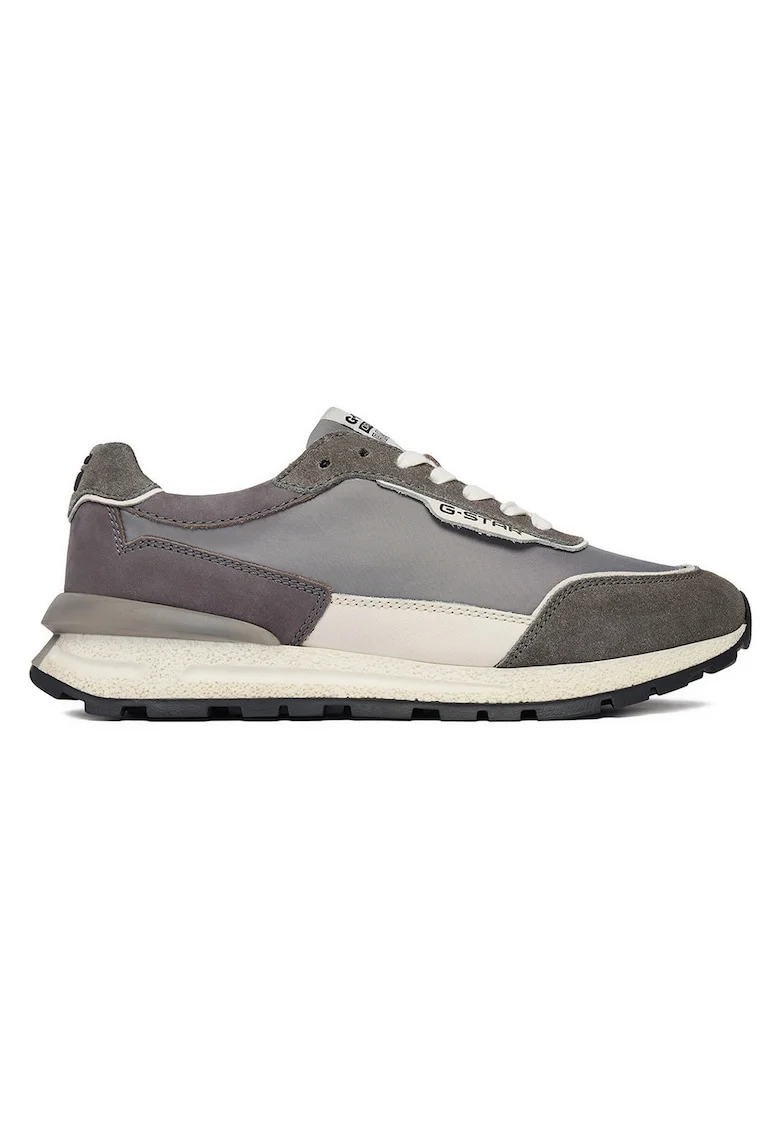 Tenisi barbati, Raw, piele gri, textil, Gri