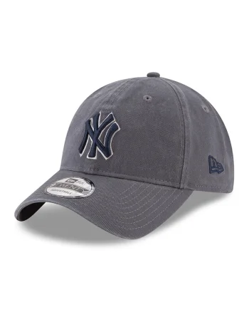 Sapca New York Yankees MLB Core Classic 9TWENTY, Albastru ultramarin/Gri inchis
