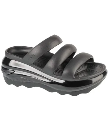 Papuci de dama,  Classic Mega Crush Tripe Strap 209842, Negru